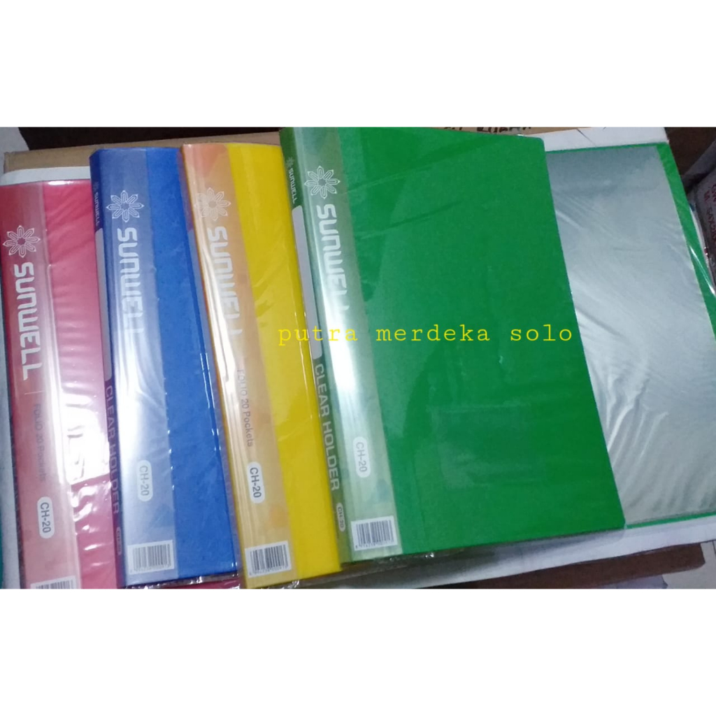 

MAP CLEAR HOLDER SUNWELL F4 isi 20 40 60 lembar