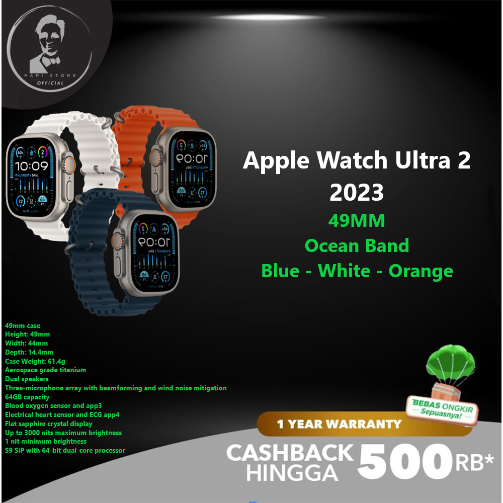 Apple Watch Ultra 2 2023 49mm Titanium Second