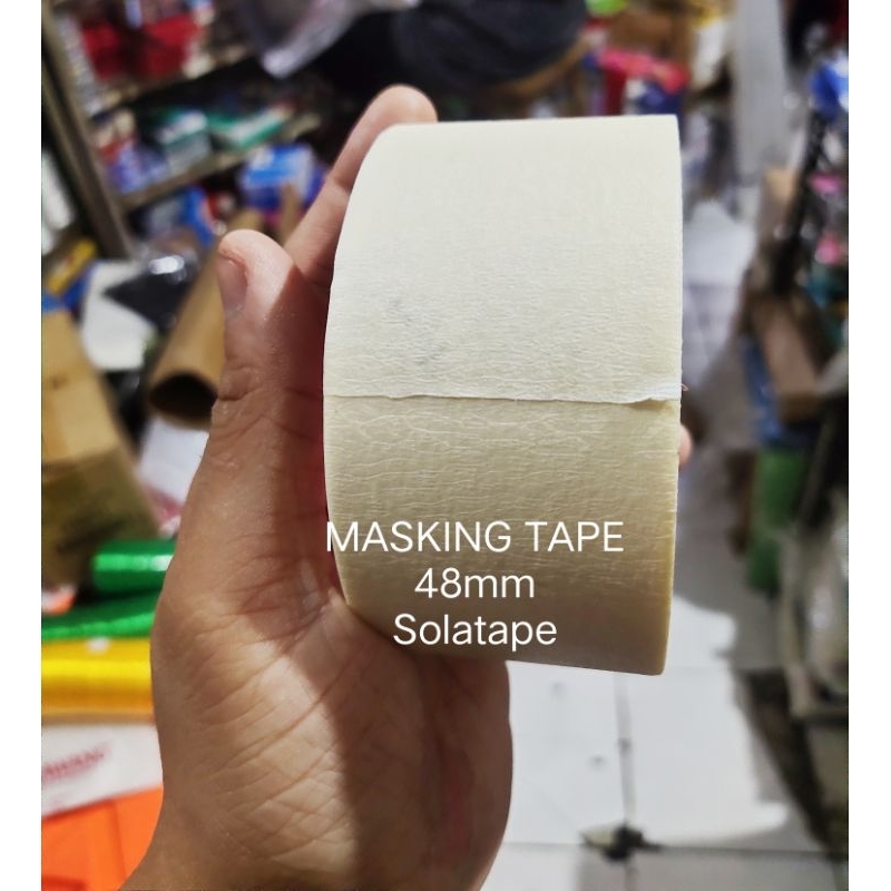 

Masking tape / lakban kertas 48mm Solatape