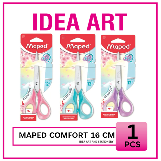

Gunting Maped Sensoft Comfort Tajam 16 cm Stainless Blister /pcs