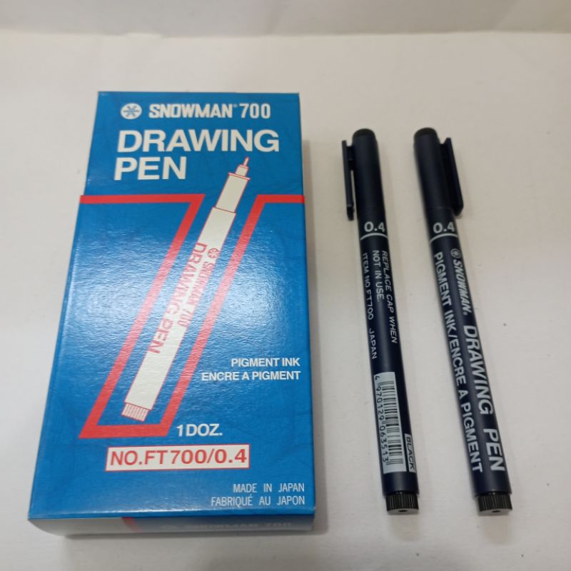 

SNOWMAN 700 DRAWING PEN 0,4 (hitam) / pcs