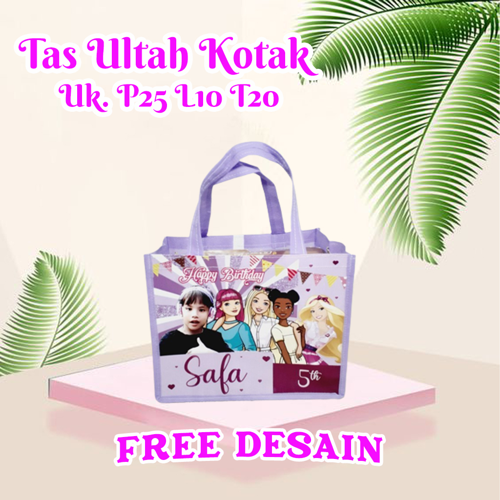 

Tas Ultah Kotak Tema Kartun Lucu