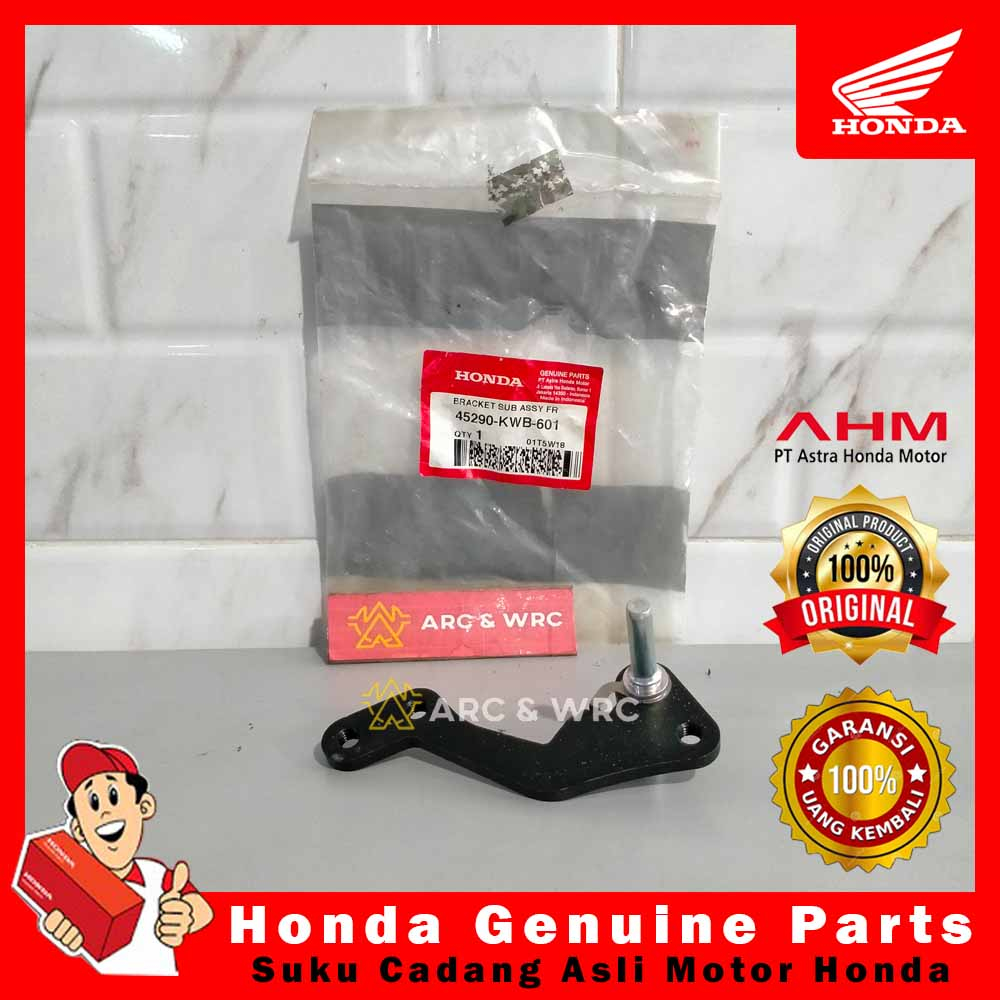 Braket Dudukan Kaliper Depan Assy Supra GTR/Revo FI/Blade/Supra X 125 //45290KWB601