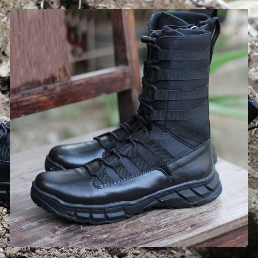 SEPATU PDL NINJA TITAN CORDURA ANTI AIR,BAHAN KULIT SAPI ASLI BERKUALITAS