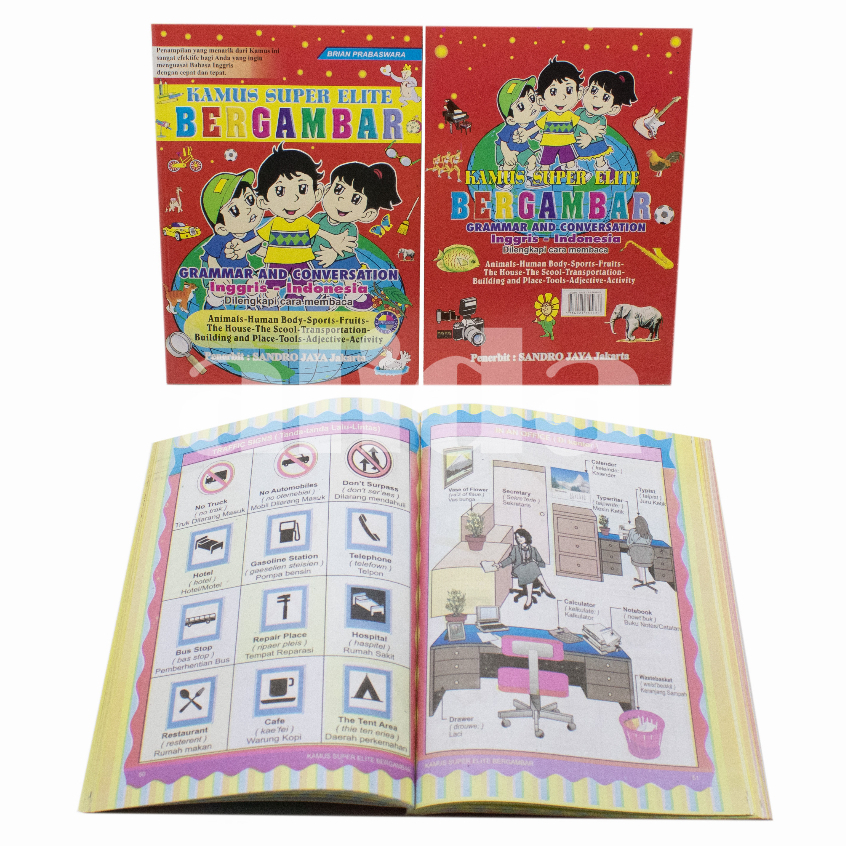 Kamus Bergambar Inggris - Indonesia  Buku Anak