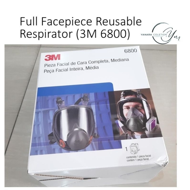 3M 6800 Reusable Full Face Mask Respirator