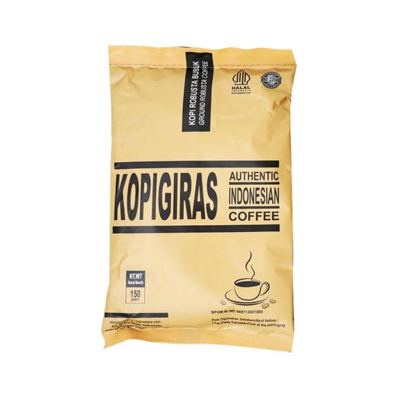 

Kopi Giras Bubuk Kemasan 150gr - Original Lamongan