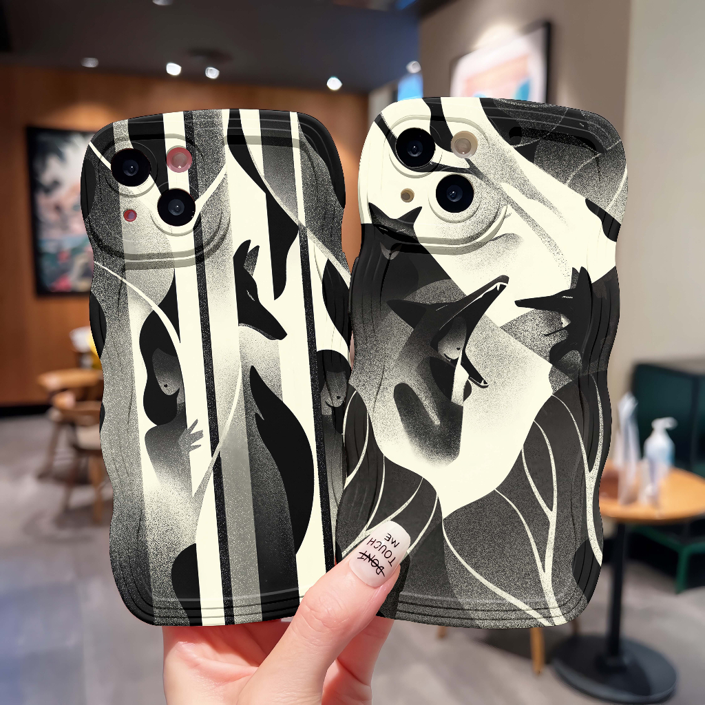 CG12 Softcase Silikon Case Gelombang Untuk Oppo A3s A31 A54 A15 A16 A16K A17K A17 A74 4G F11 F11 PRO