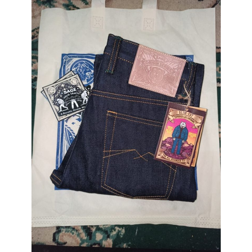 Denim sage selvedge 14oz original