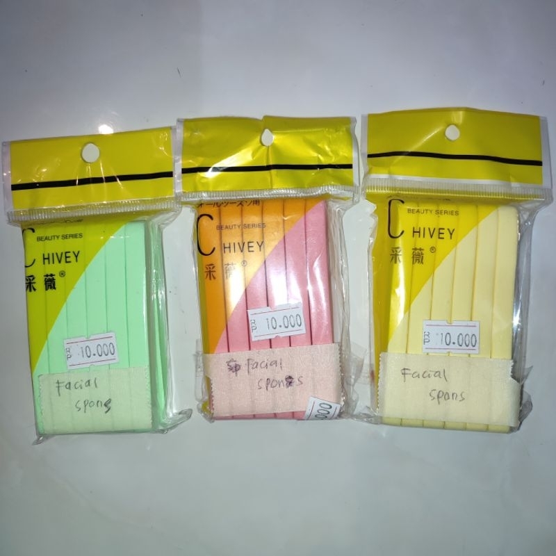 SPONGE STICK 12 BATANG / FACIAL SPONGE