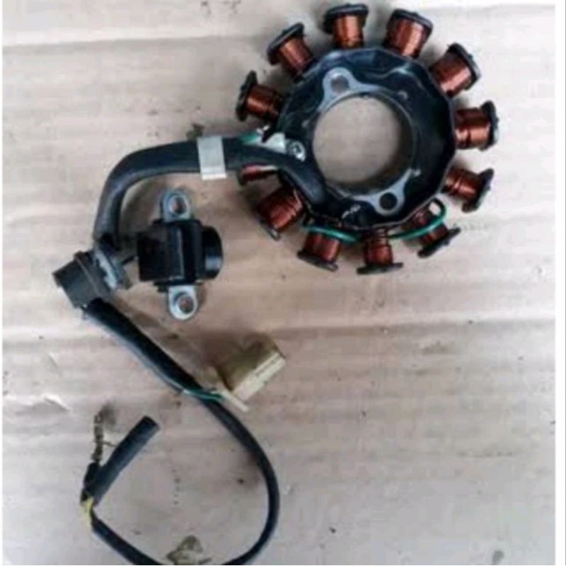 spul pengapian revo absolute blade lama original lepasan motor