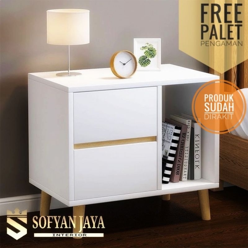 Meja Nakas Minimalis Moderen Meja Sudut Kamar Tidur