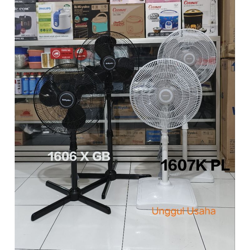 Miyako Kipas Angin Berdiri Stand Fan KAS 1607K PL