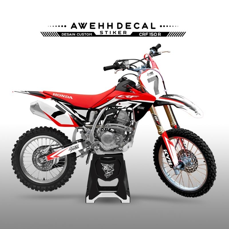 DECAL CRF 150R LAMA DESAIN BEBAS SUKA SUKA