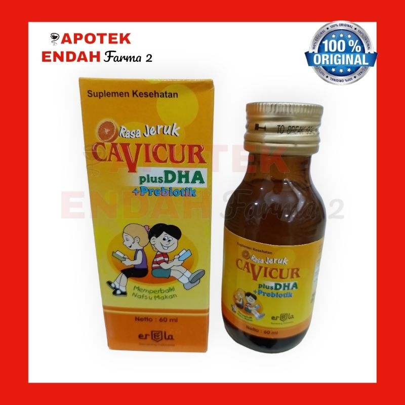 CAVICUR PLUS DHA SIRUP 60ML vitamin anak
