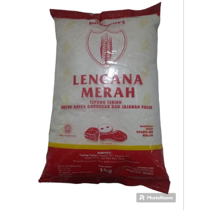 

TEPUNG TERIGU LENCANA MERAH BOGASARI 1 KG