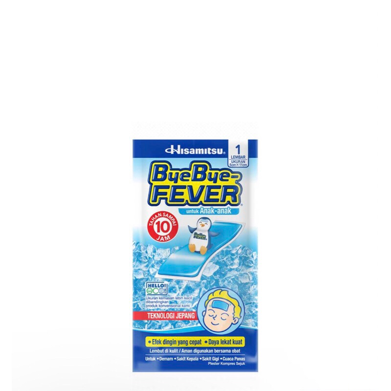 Hisamitsu Byebye fever bayi anak dewasa 1s
