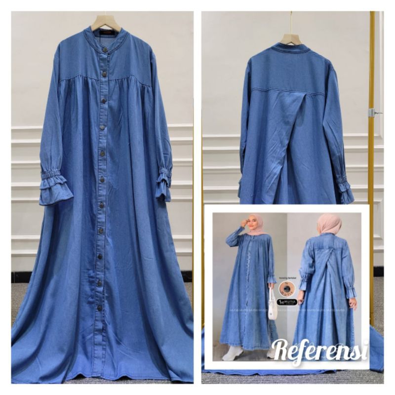 GAMIS JEANS MAXY // DRESS JEANS ORIGINAL JEVANNI