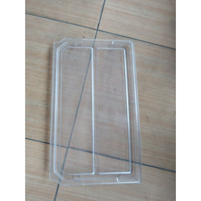 rak tatakan tengah kulkas LG 1 pintu original copotan ukuran 44,5 x 28cm, chat admin untuk info