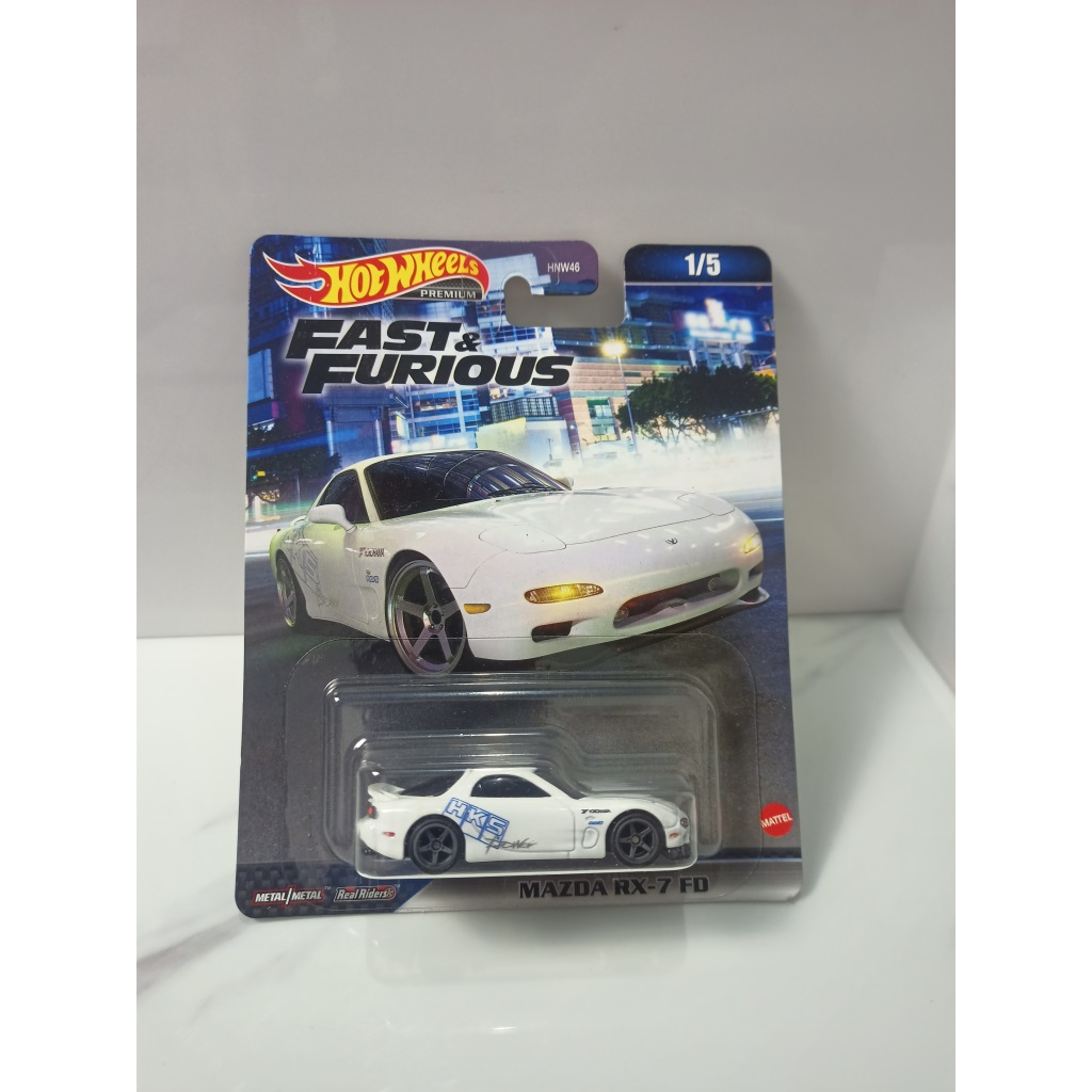 HOTWHEELS PREMIUM MAZDA RX7 FD FAST AND FURIOUS