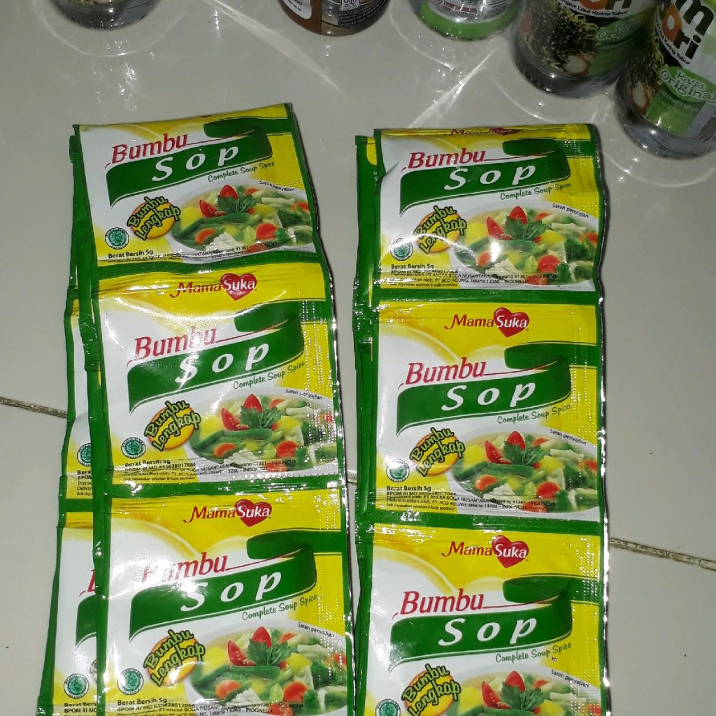 

Bumbu Lengkap Sop 5gr Mamasuka