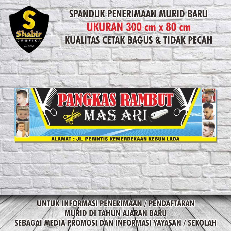 SPANDUK BARBERSHOP, CUKUR RAMBUT, PANGKAS