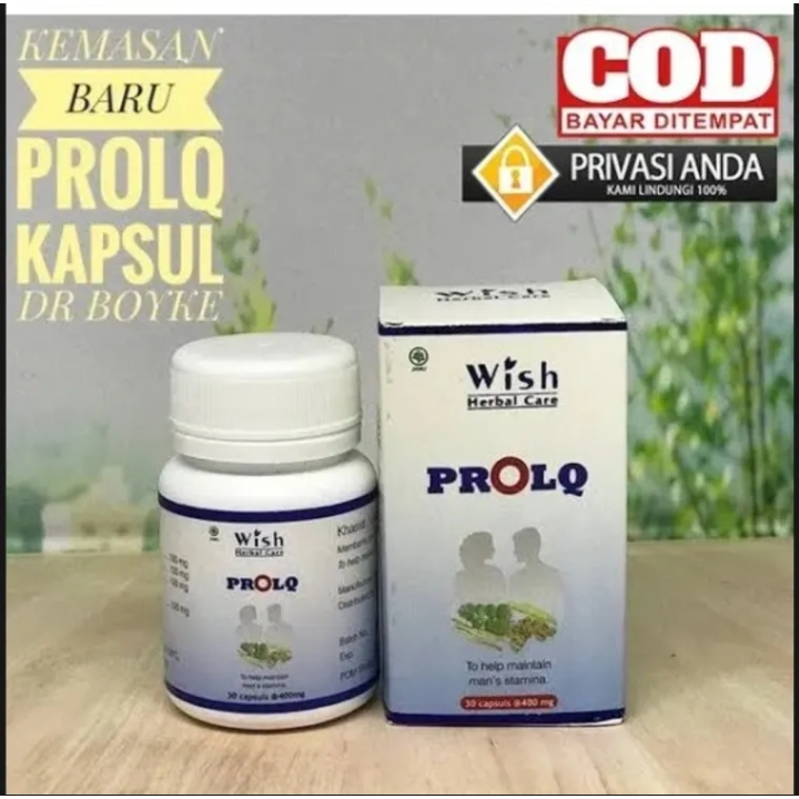 TERVIRAL DAN TERLARIS WISH PROLQ ASLI DR BOYKE - MULTIVITAMIN PRIA DEWASA - STAMINA PRIA - SUPLEMEN 