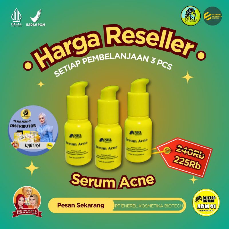 NRL serum acne