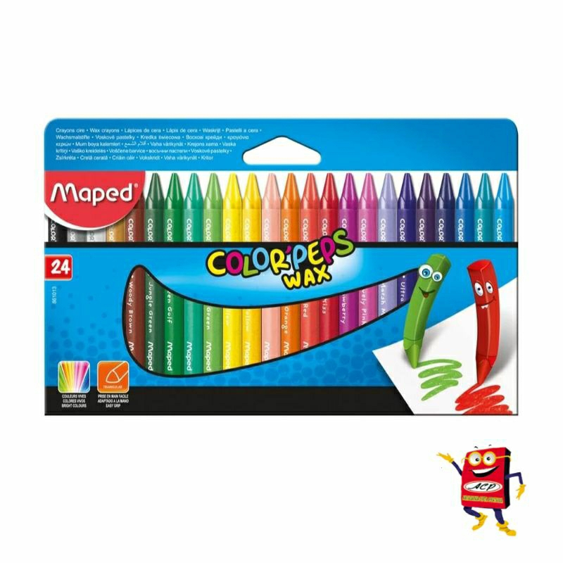 

Crayon maped wax 24 warna
