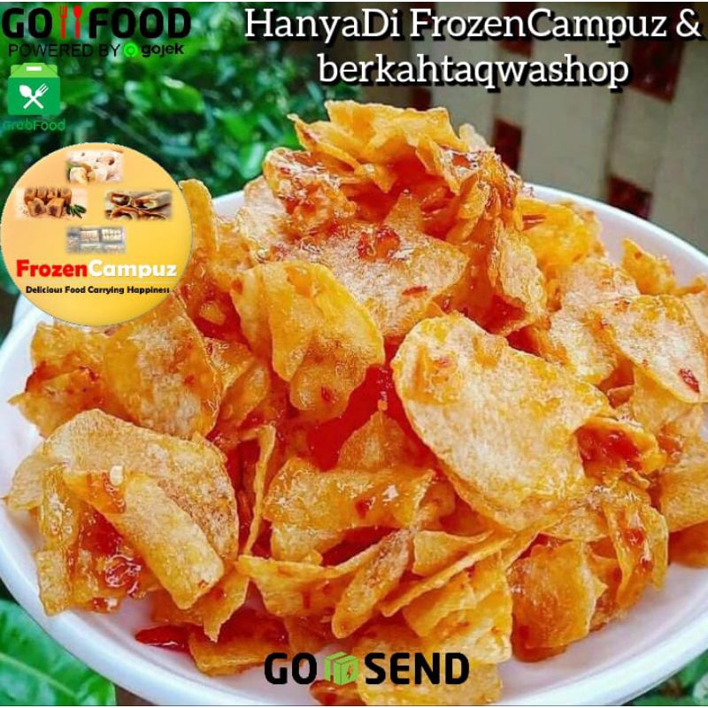 

Kering Kentang 250gr Keripik Kentang Kering Kentang Mustofa Original/Pedas Manis