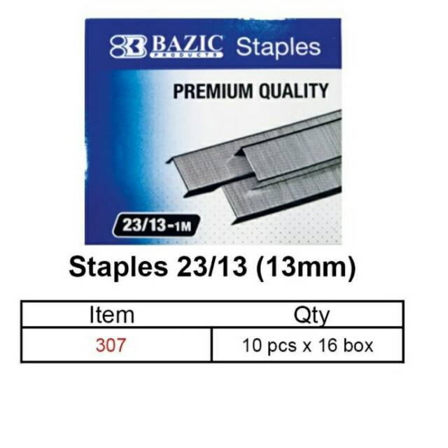 

Staples Jilid Refill Stapler Heavy Duty 23/13 ( 13 mm ) Steples