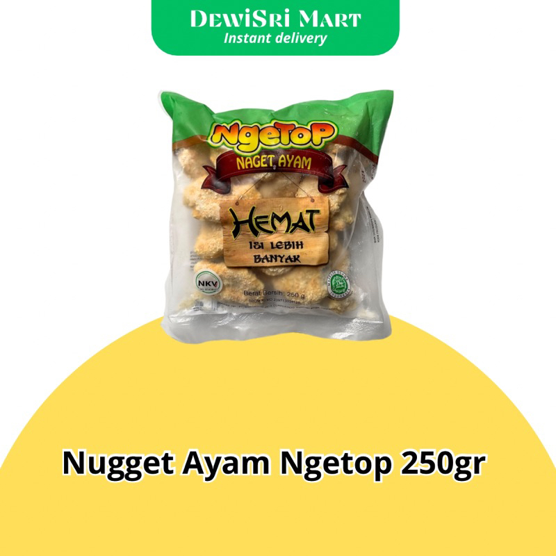 

Nugget Ayam Ngetop 250gr - Dewi Sri Mart