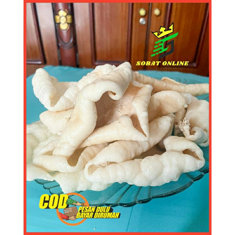 

kerupuk atut kriwil enak renyah dan gurih 2 kantong kerupuk