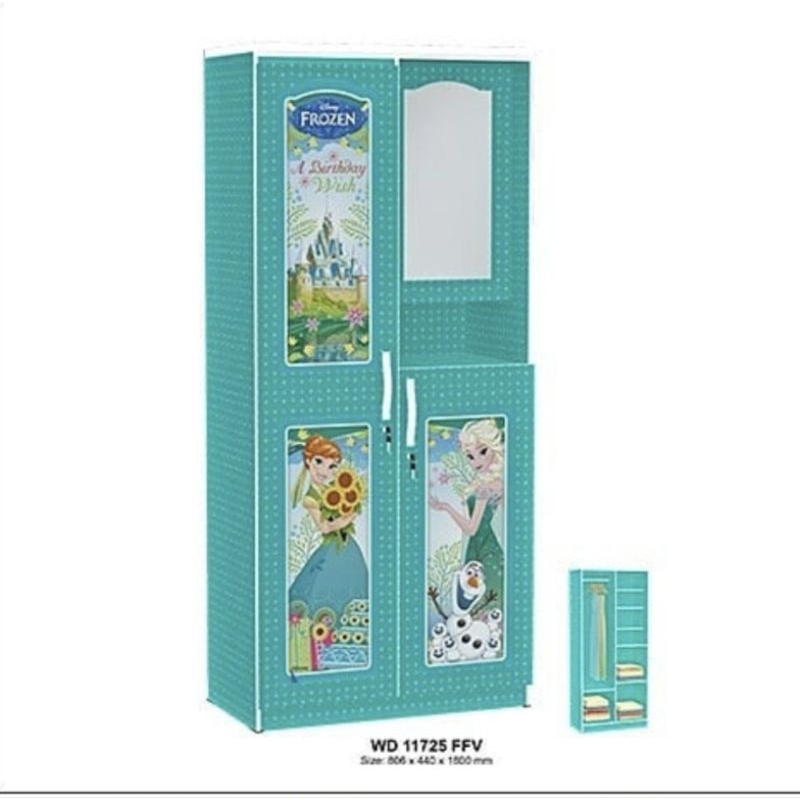 Lemari Pakaian Anak karakter Frozen(CUCI GUDANG)