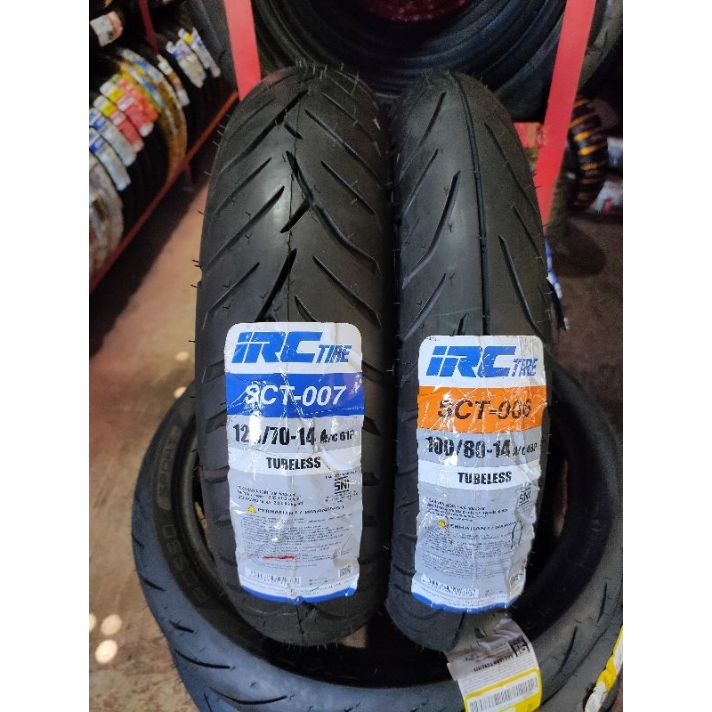 Ban IRC PCX 150 dan Vario 160 100/80-14 120/70-14 Ban IRC SCT006 IRC SCT007 motor Vario 160 ban Pcx1