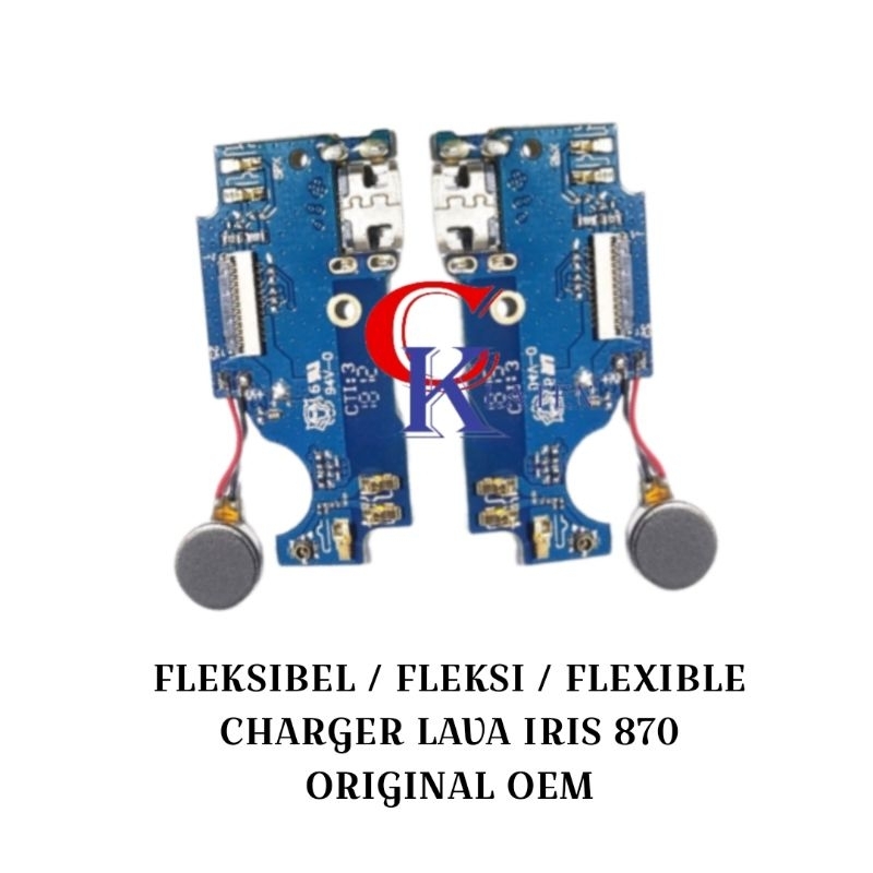 FLEKSIBEL / FLEKSI / FLEXIBLE CHARGER LAVA IRIS 870 ORIGINAL OEM