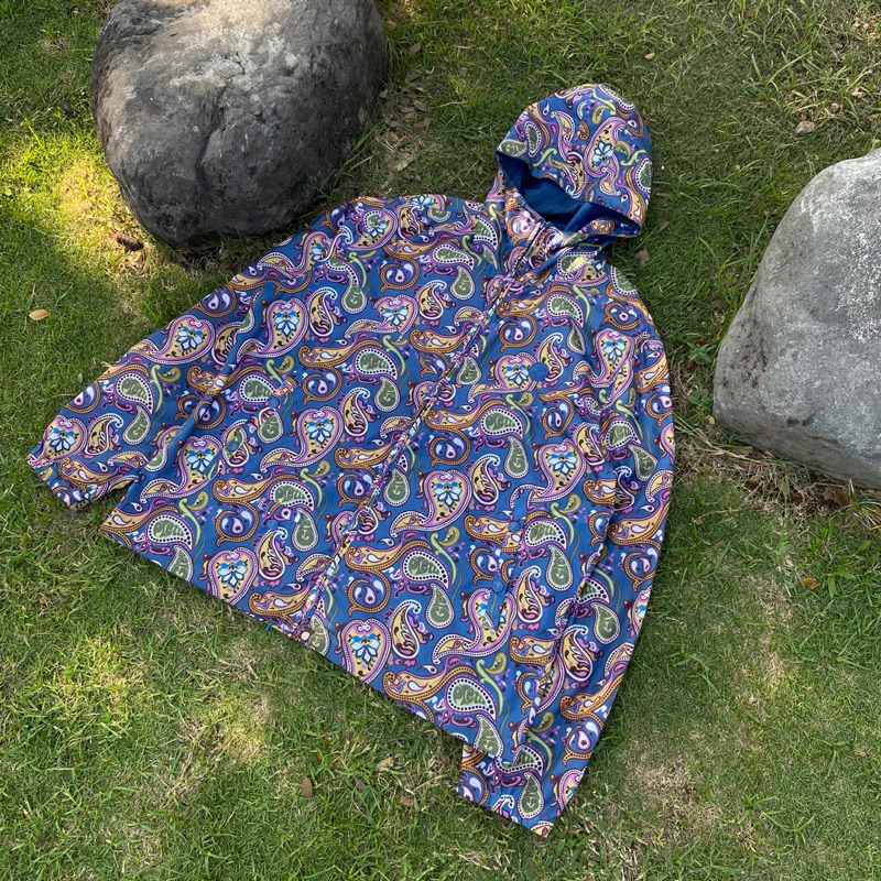 Zipper Hoodie Jacket Pretty Green Paisley Multicolour