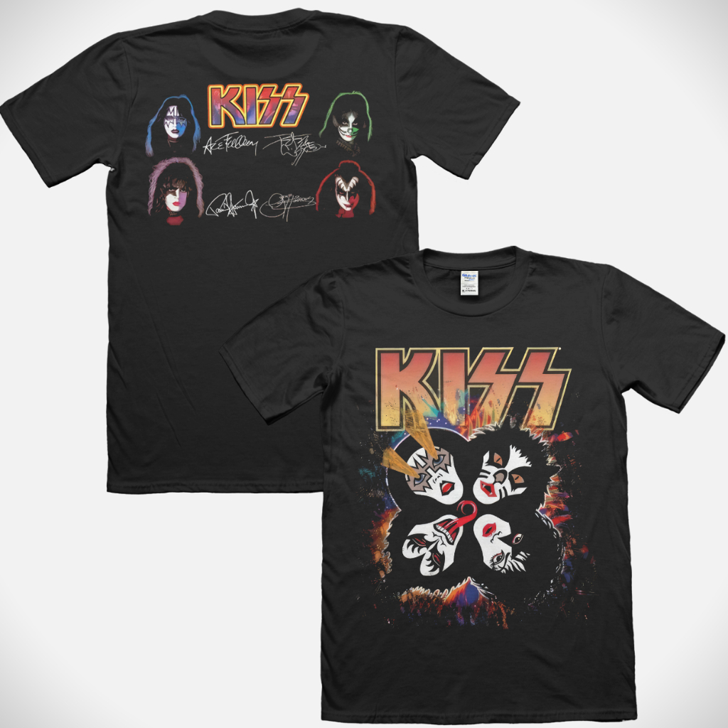 Magnitude T-Shirt KISS - Signature T-Shirt | Kaos musik | Kaos band | BOOTLEG |