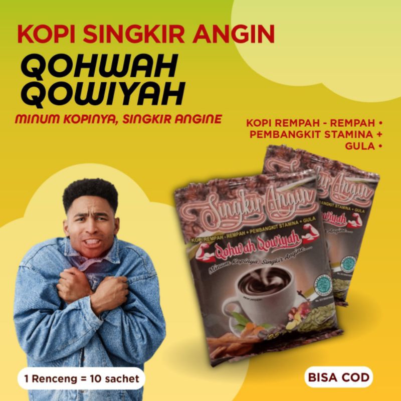 

Kopi Singkir Angin - Kopi rempah2 pembangkit stamina 12 Sachet