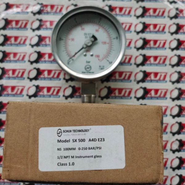 Pressure Gauge SX500 SX 500 4 SCHUH 150psi 10bar Berkualitas
