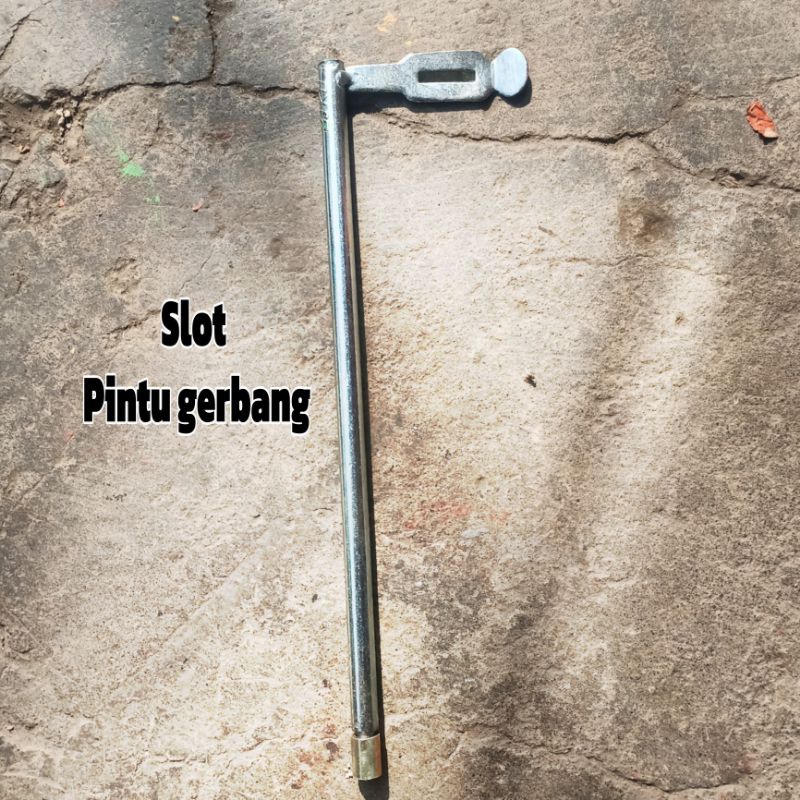 grendel Slot bawah Kunci gudang Kunci bawah untuk Pintu Gerbang Gudang/Pabrik Panjang 40cm,Dianeter 