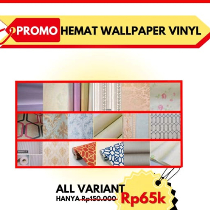 PROMO CUCI GUDANG VINYL ALL VARIANT | WALLPAPER DEKORASI DINDING