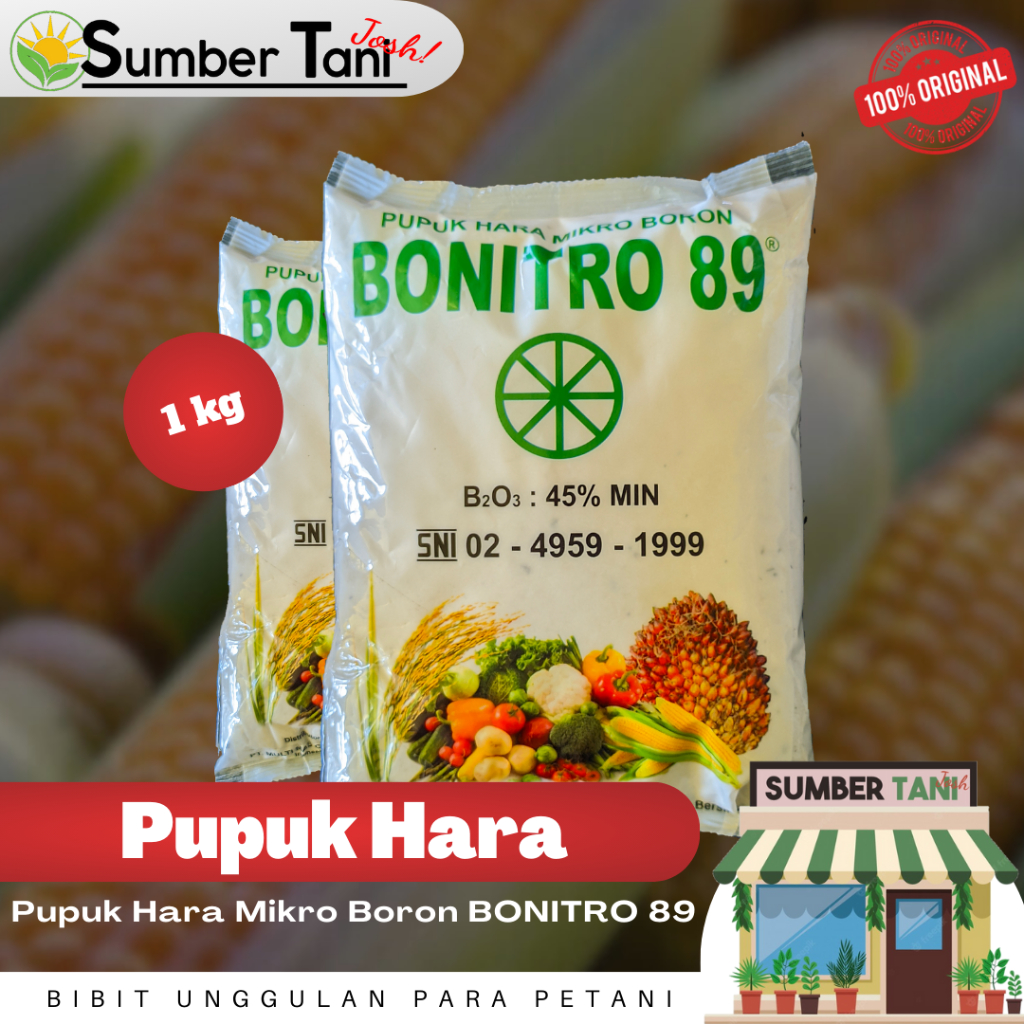Pupuk Borate Bonitro 89 Boron Kemasan 1 Kg