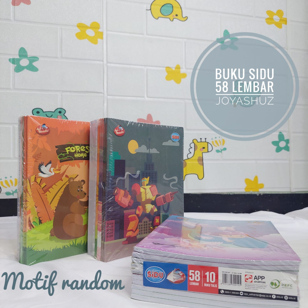 

Buku Tulis SIDU isi 58 lembar - Buku Sidu 58 Asli - Sidu 58 Joyashuz