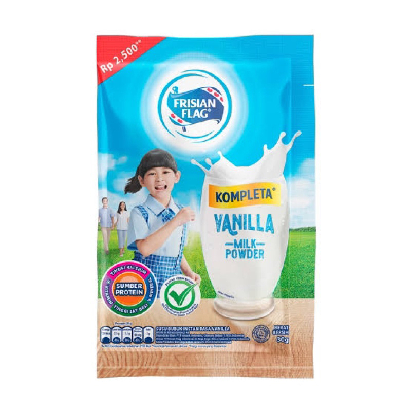 

MIN 5 RENTENG | FRISIAN FLAG BUBUK KOMPLETA 35gram 1 Renceng 10 Sachet