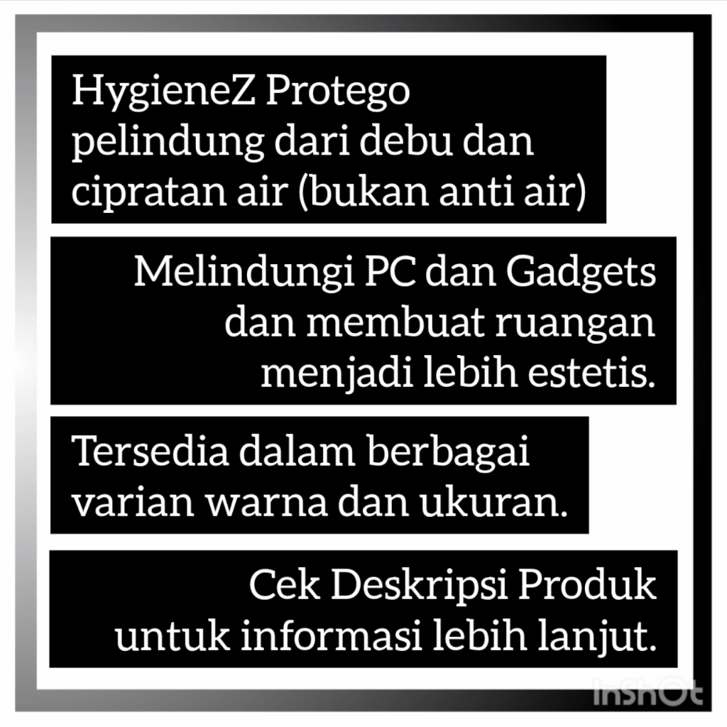 Mycoolcell Cover Kain Layar Monitor Komputer 19 - 22 Inch Part 1 Anti Debu Protego Set Keyboard