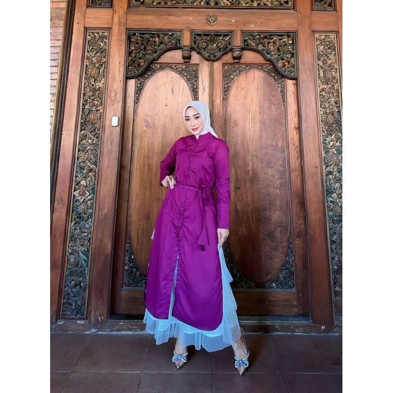 MAMITA SET ROK TUTU -- BAJU FORMAL BAJU KEKINIAN BAJU CASUAL ROK TUTU ATASAN TUNIK PREORDER BY PJ
