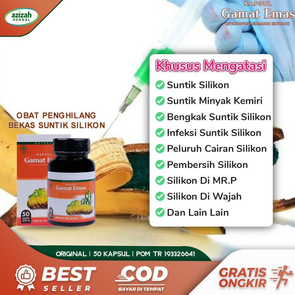 Obat Penis Bengkak Suntik Silikon Cairan Minyak Kemiri Infeksi Membengkak Kapsul Gamat Emas