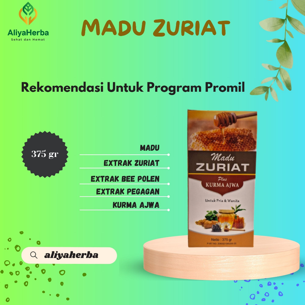 

Penyubur Kandungan | Madu Zuriat Plus Kurma Ajwa