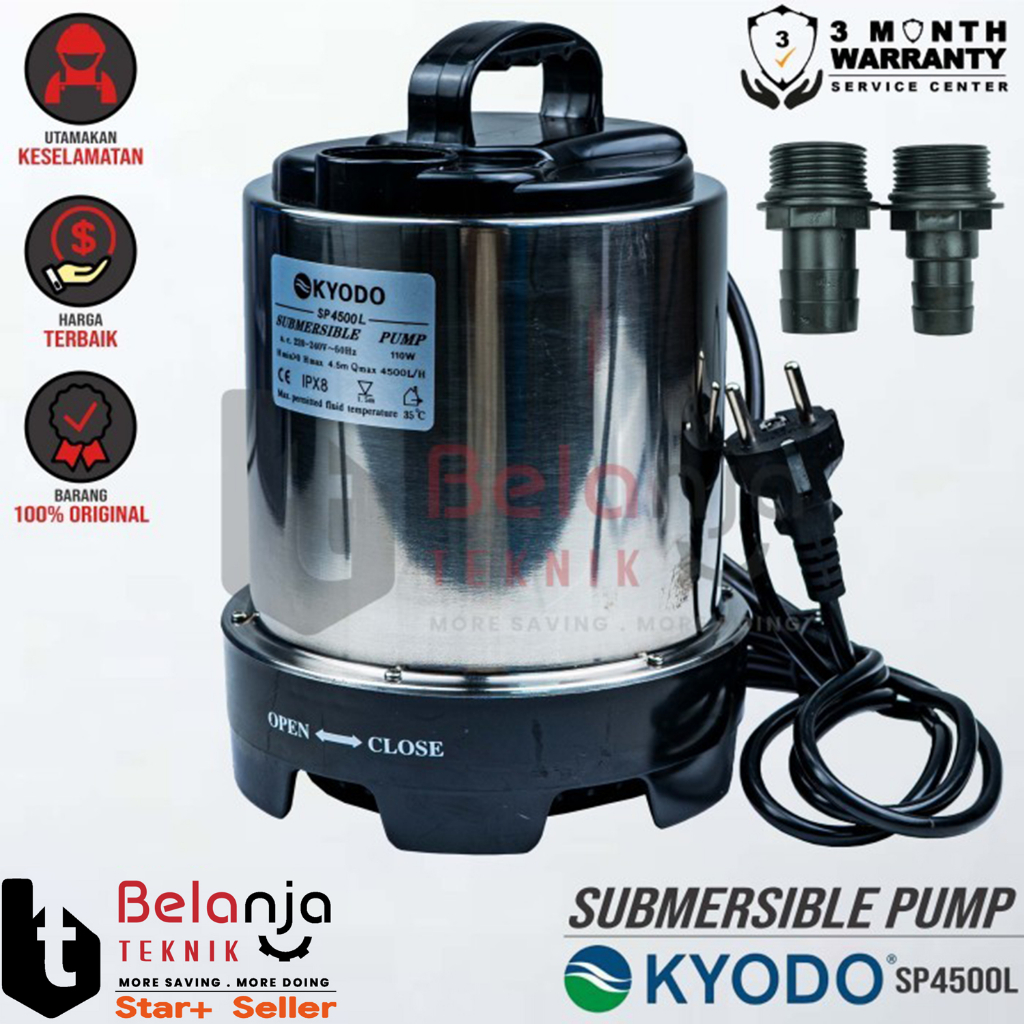 KYODO Pompa Air Celup SP 4500 Submersible Pump Kolam Ikan SP4500